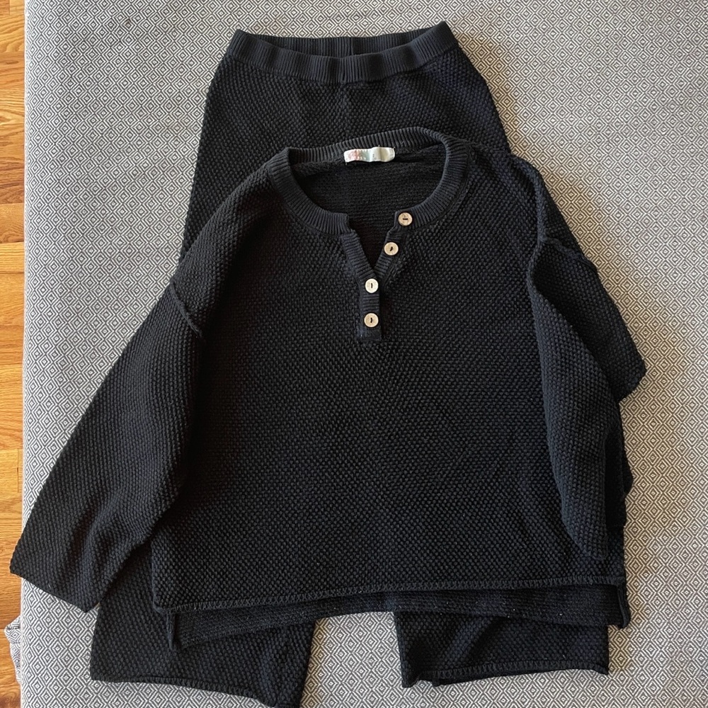 Free People Hailee sweater set